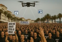 Prosvjed Torcide na Rivi 2030.